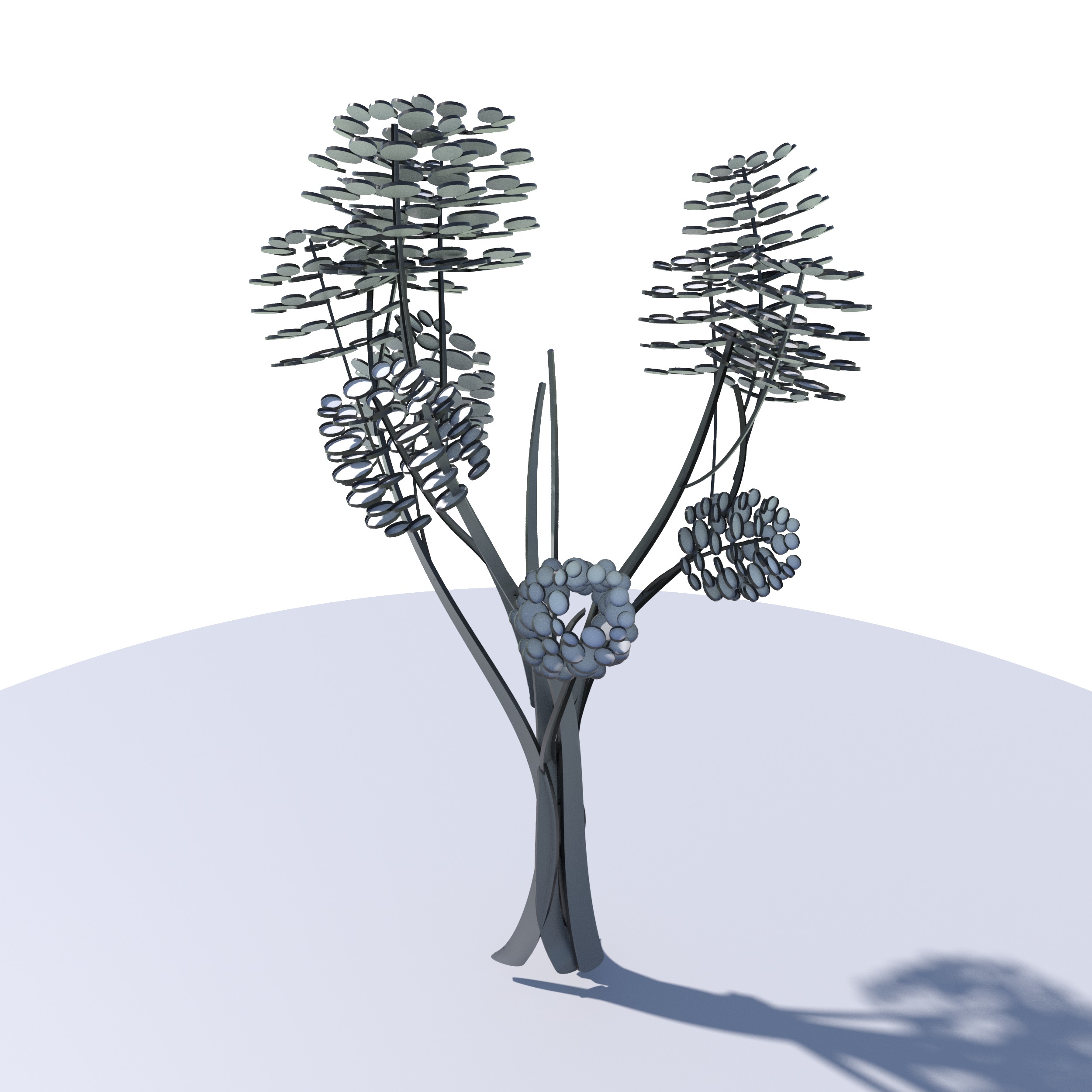 Cartoon tree S2Bv1 3D model_9