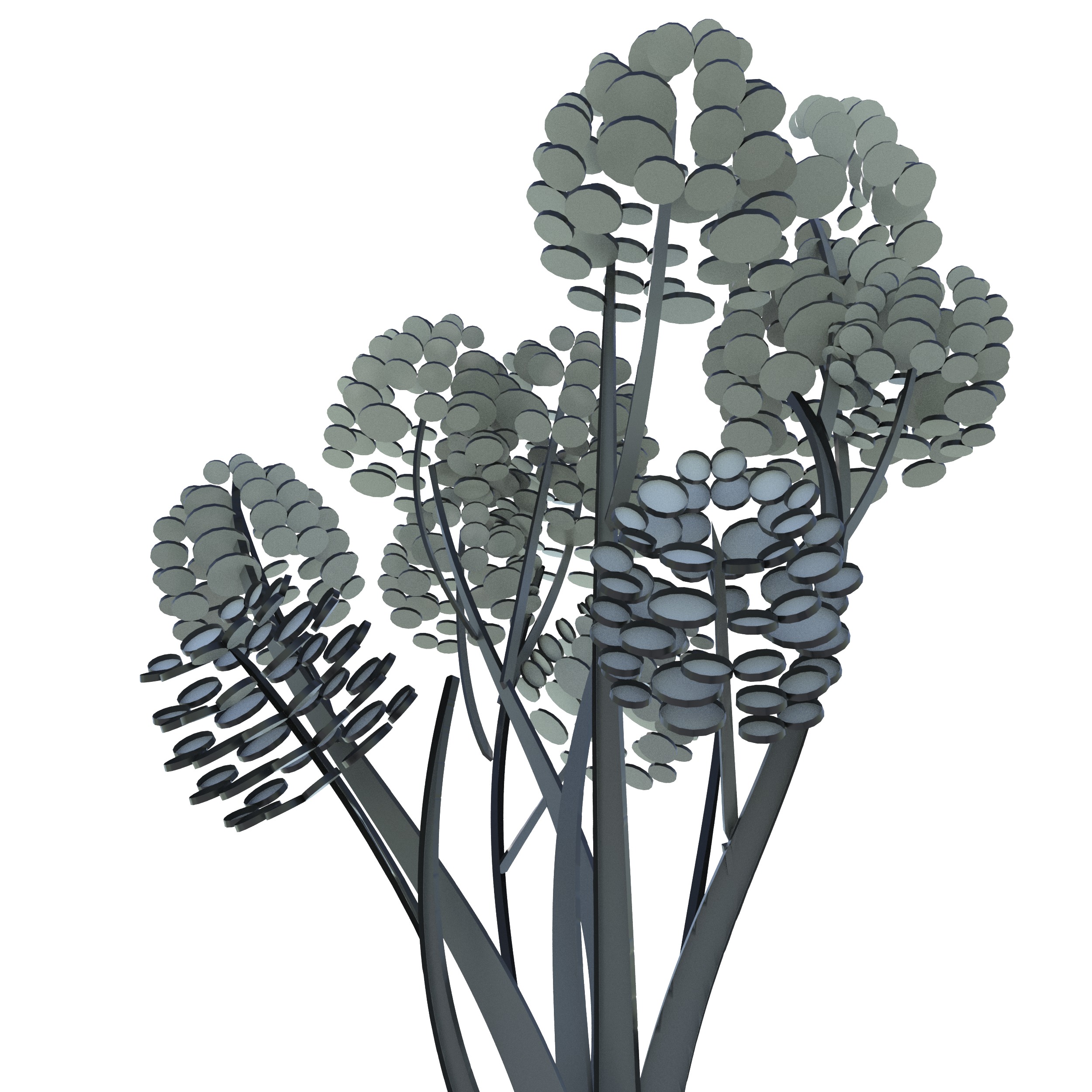 Cartoon tree S2Bv1 3D model_1