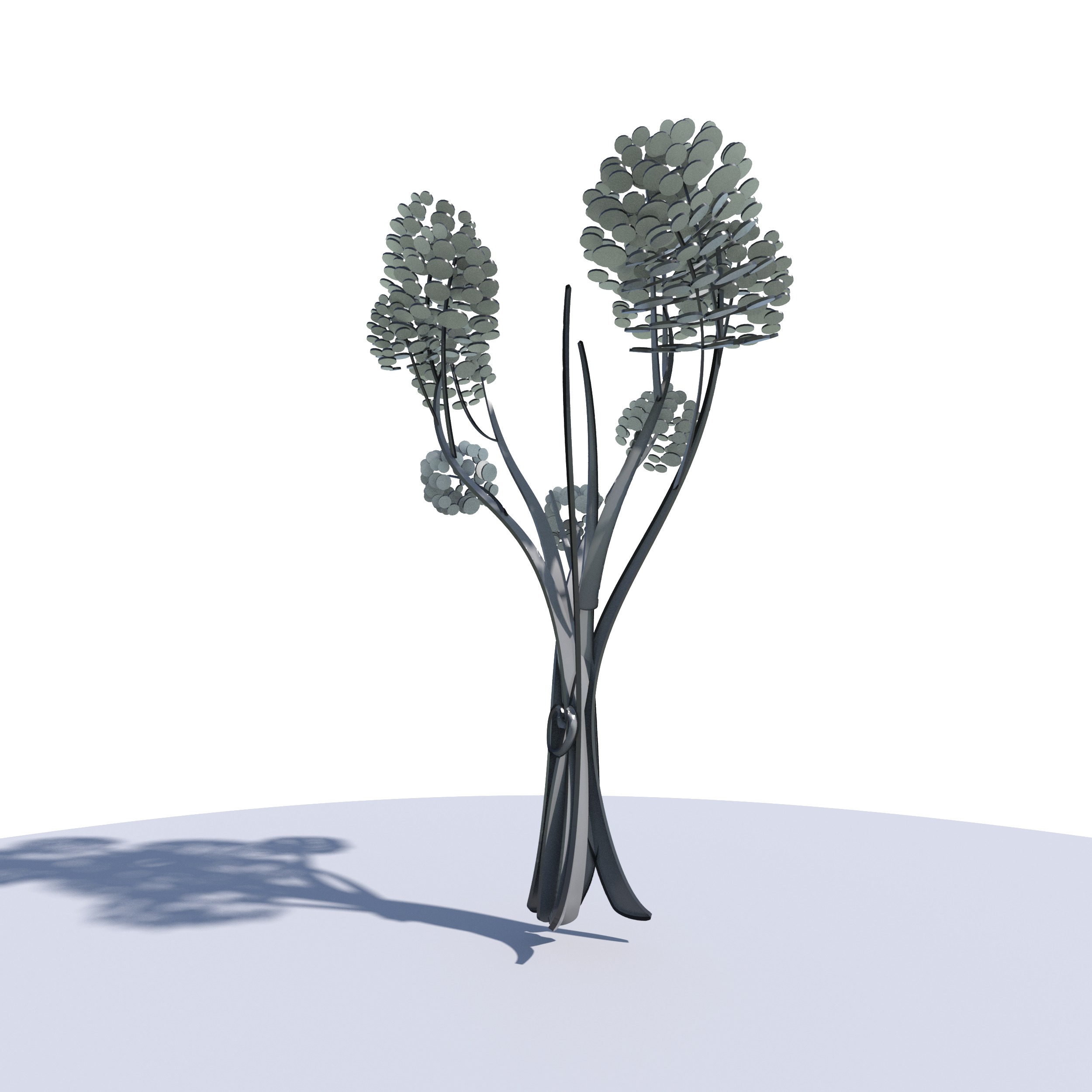 Cartoon tree S2Bv1 3D model_5