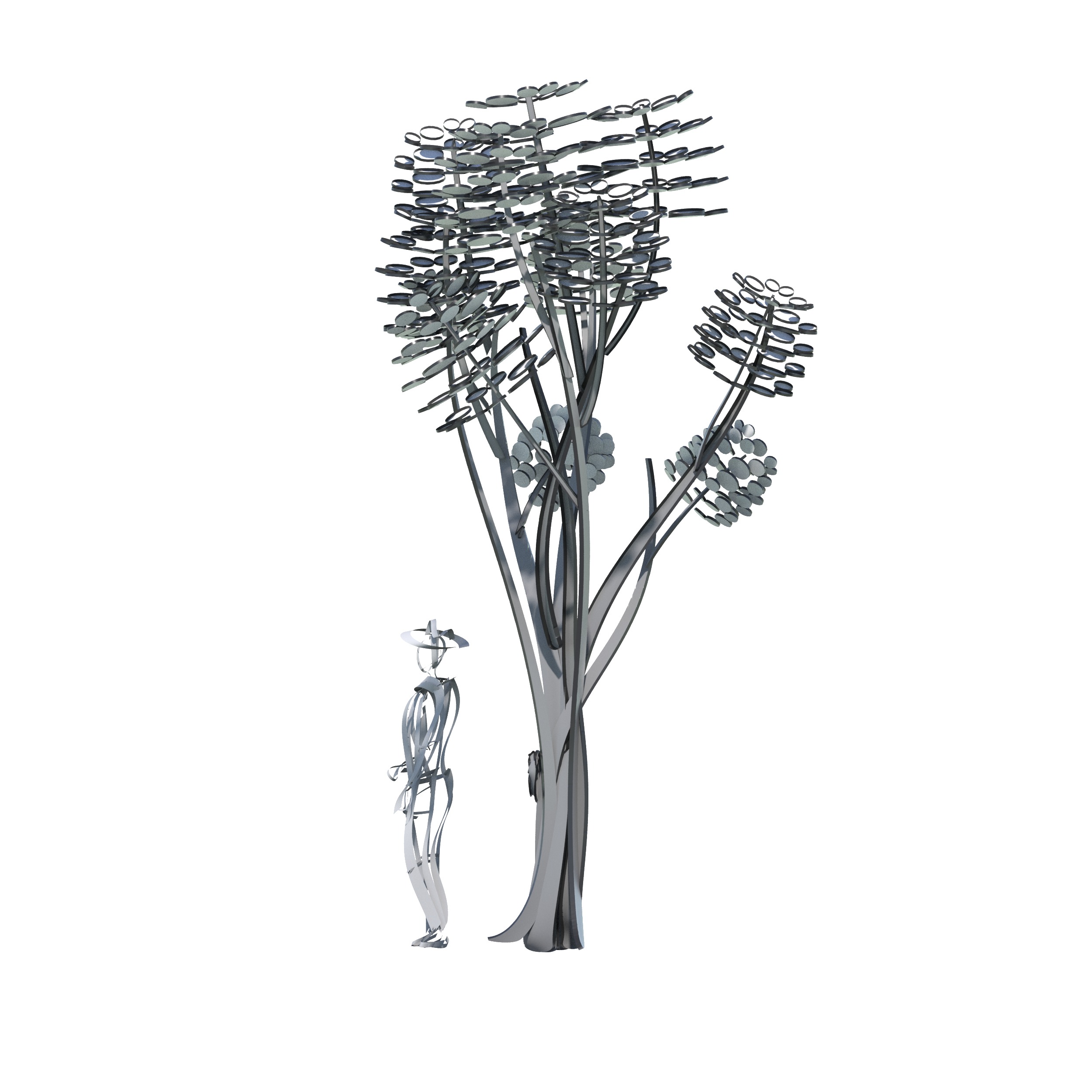 Cartoon tree S2Bv1 3D model_7