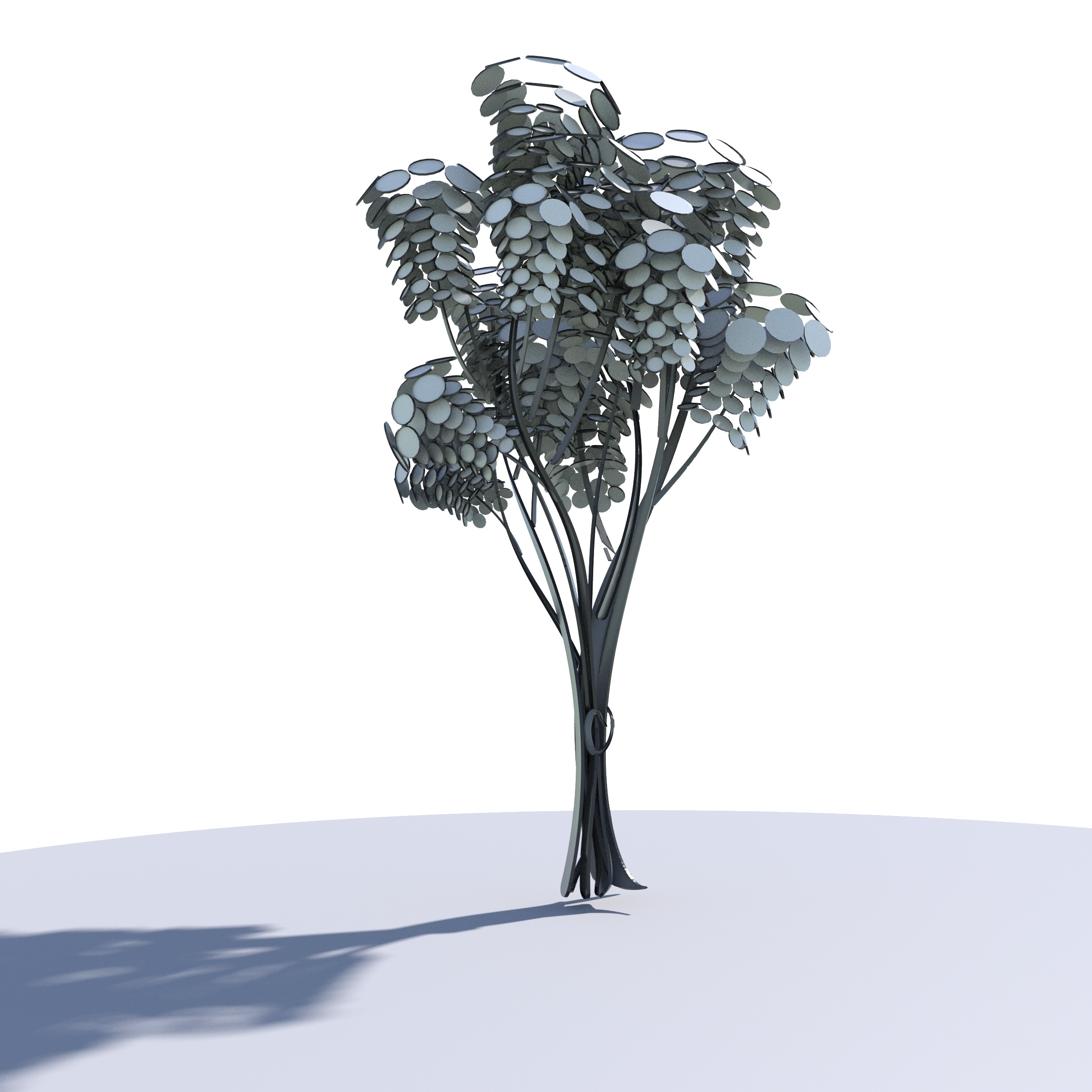 Cartoon tree S2Bv2 Low-poly 3D model_6