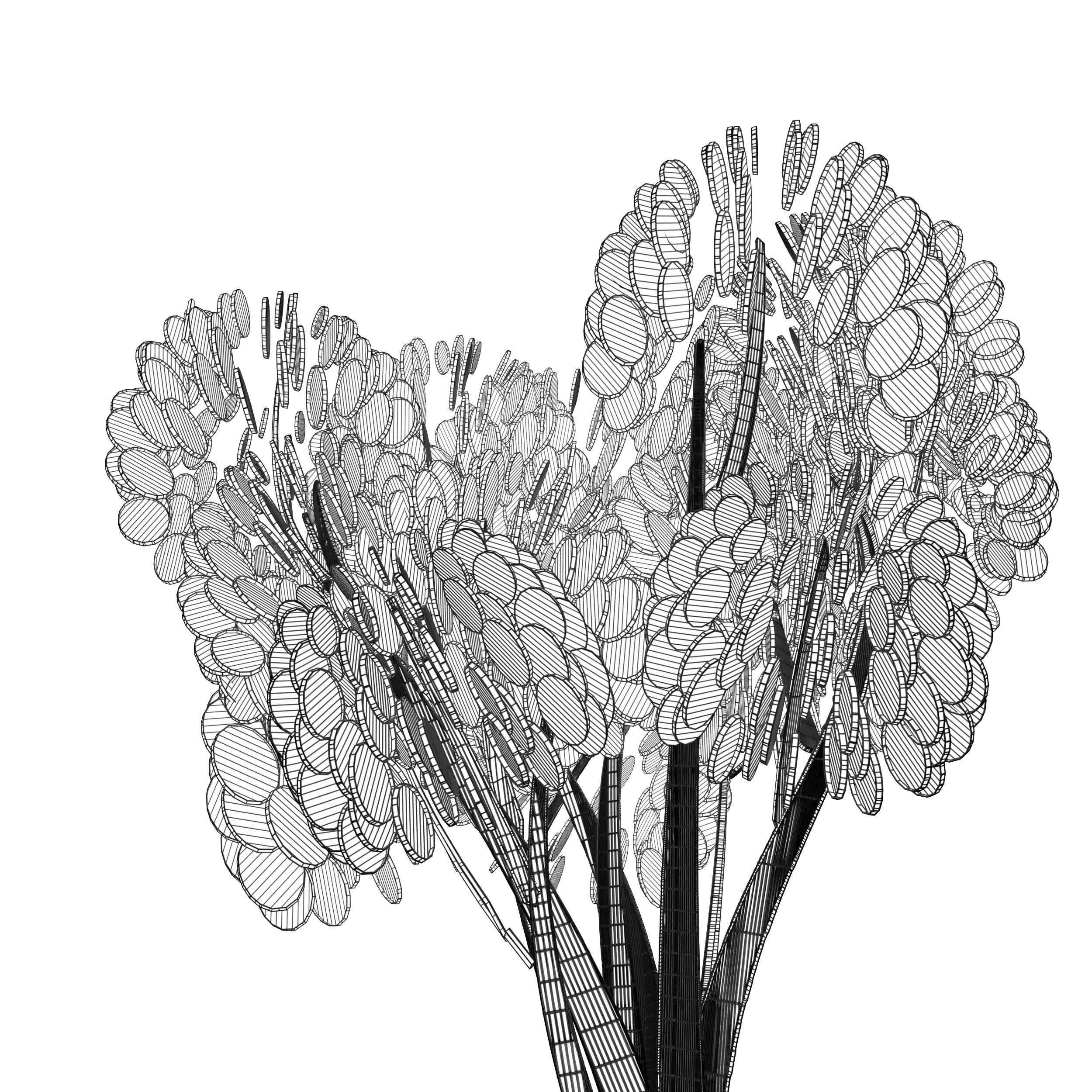 Cartoon tree S2Cv1 3D model_2