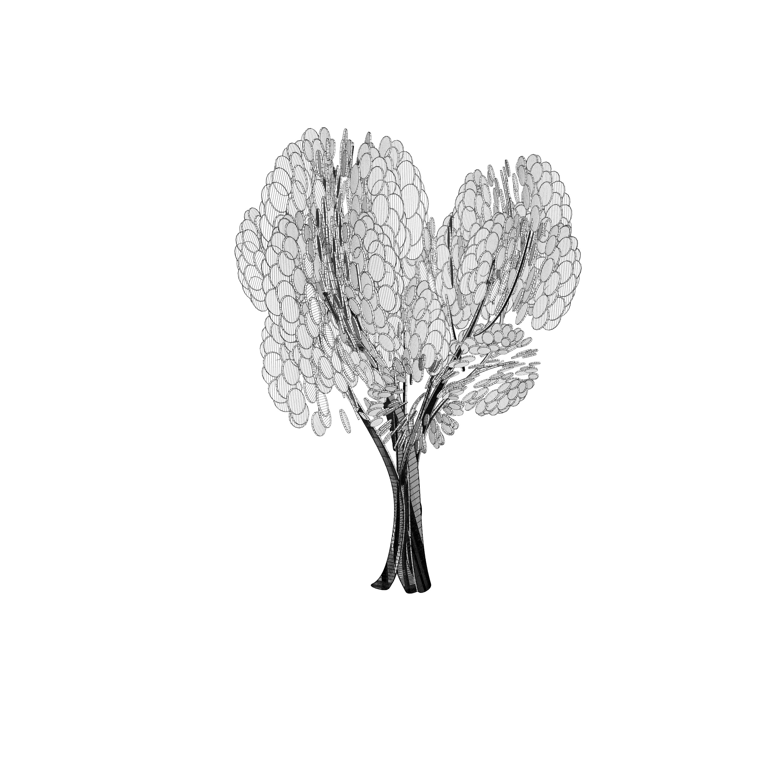 Cartoon tree S2Cv1 3D model_10