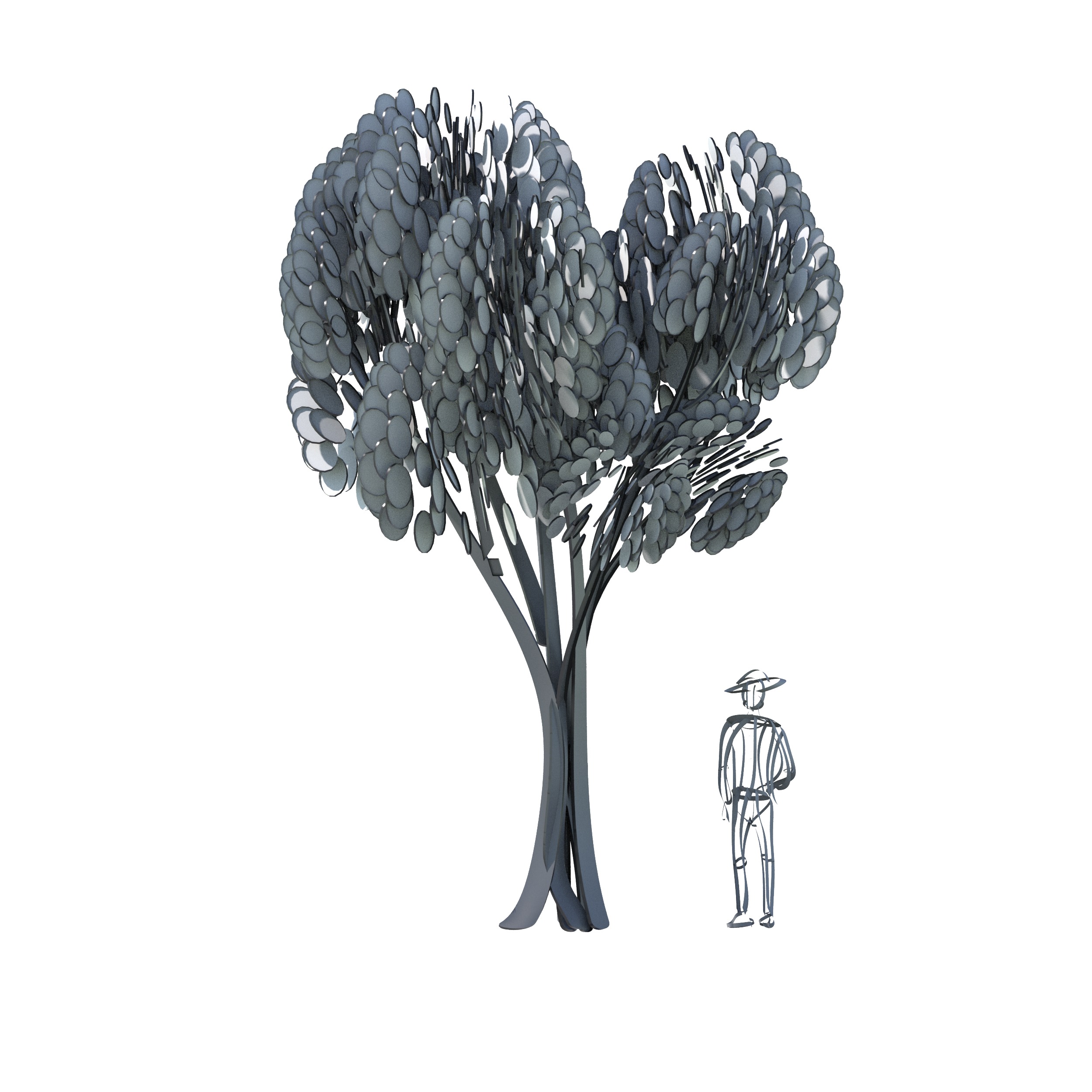 Cartoon tree S2Cv1 3D model_11