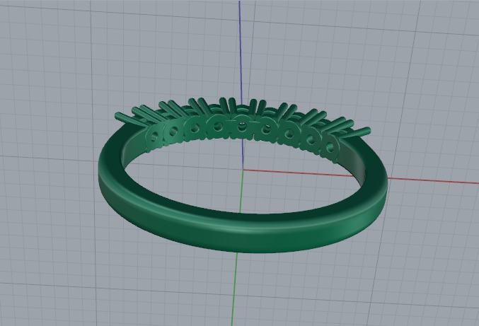 Ring Model 6303 3D print model_4