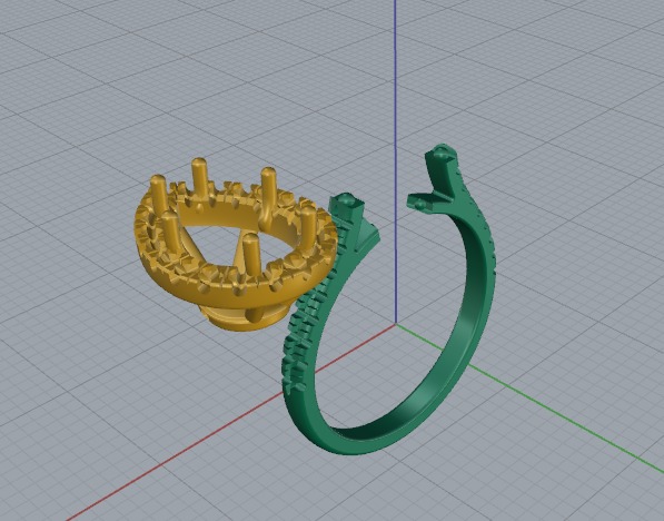 Ring pear Model 6302 3D print model_4