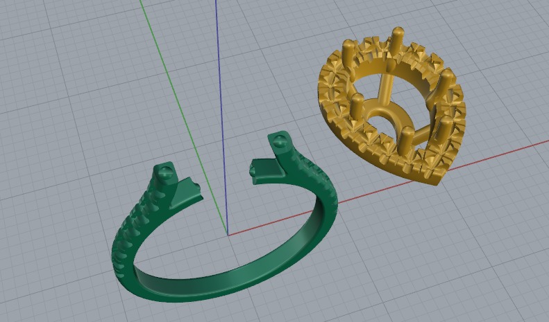 Ring pear Model 6302 3D print model_2