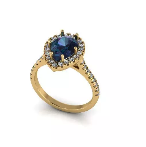 Ring pear Model 6302 3D print model_0