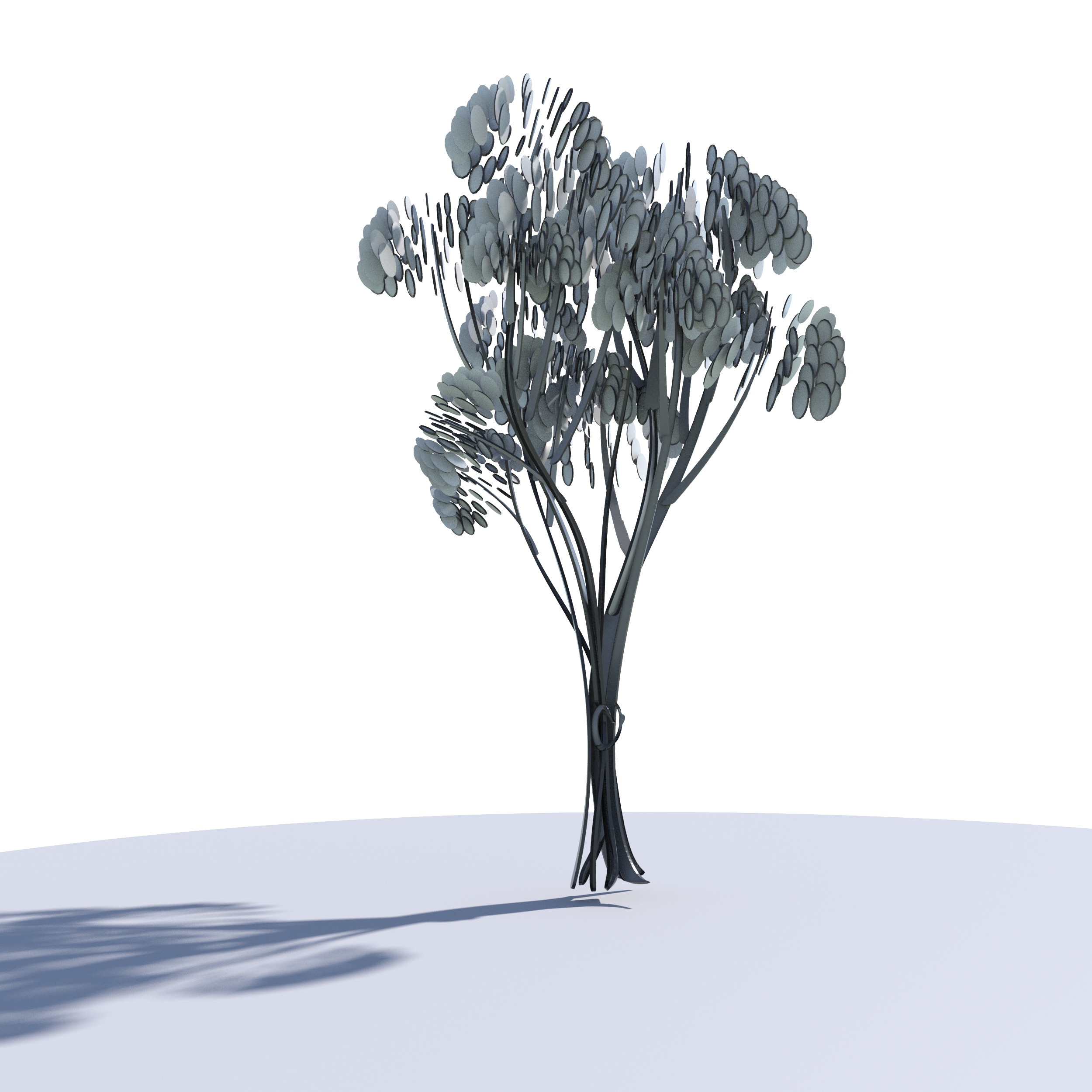 Cartoon tree S2Cv2 3D model_6