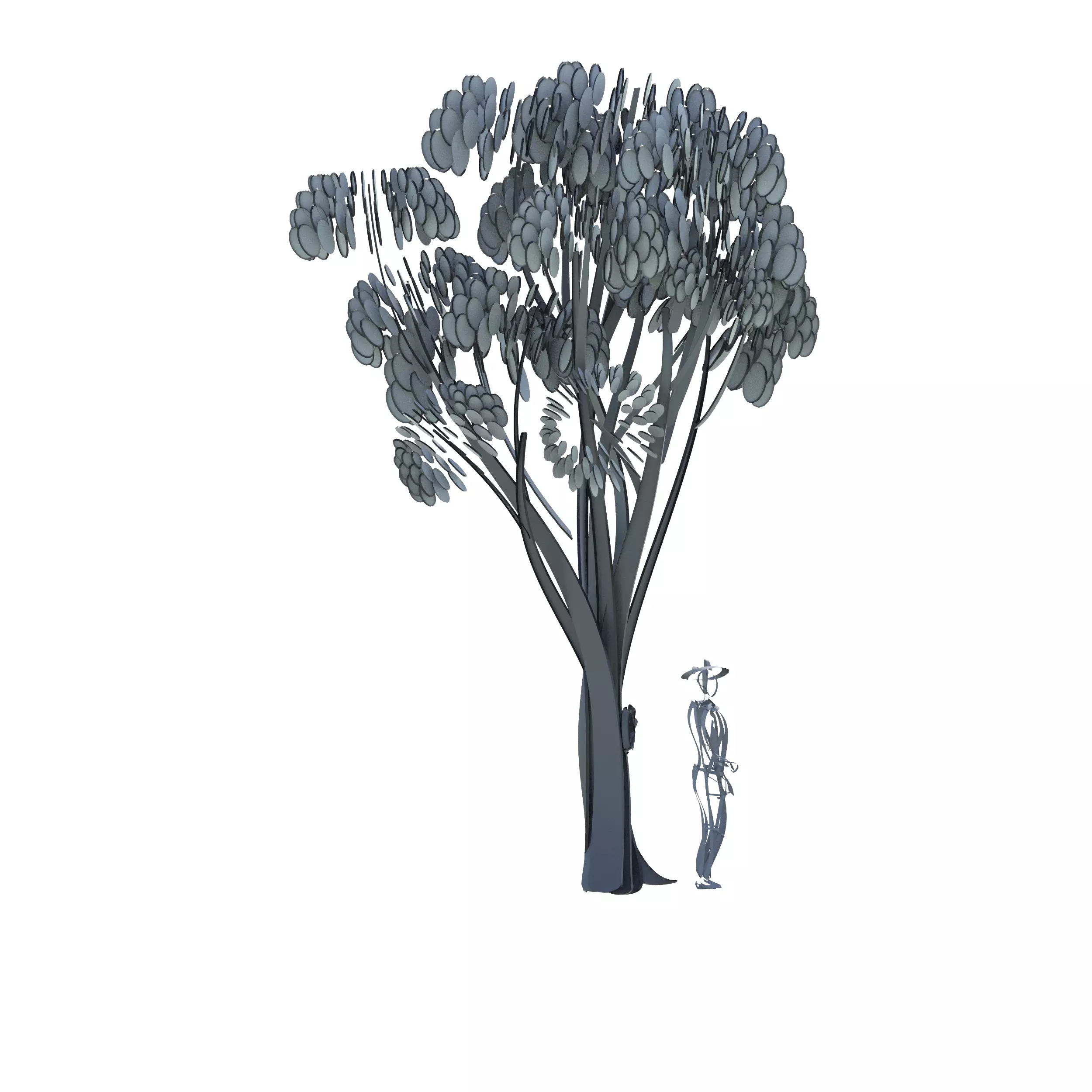 Cartoon tree S2Cv2 3D model_0