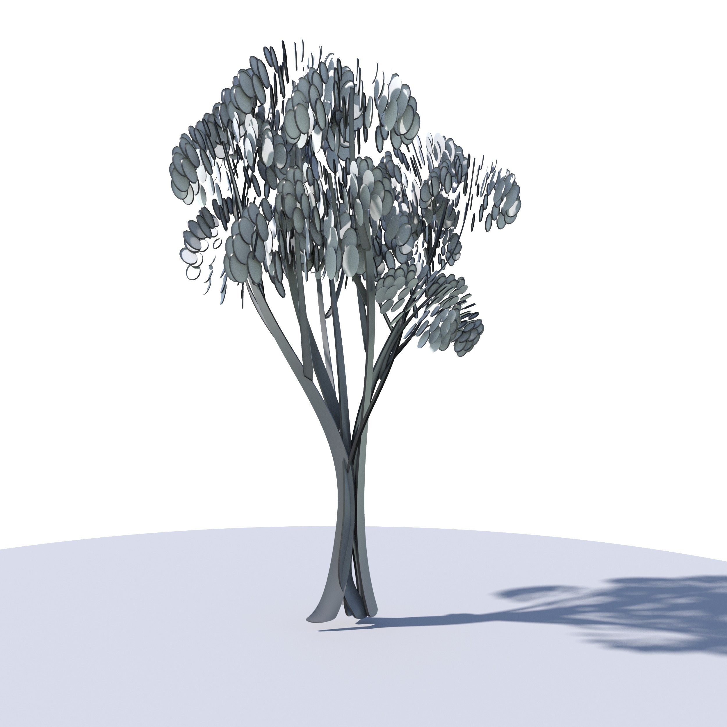Cartoon tree S2Cv2 3D model_3