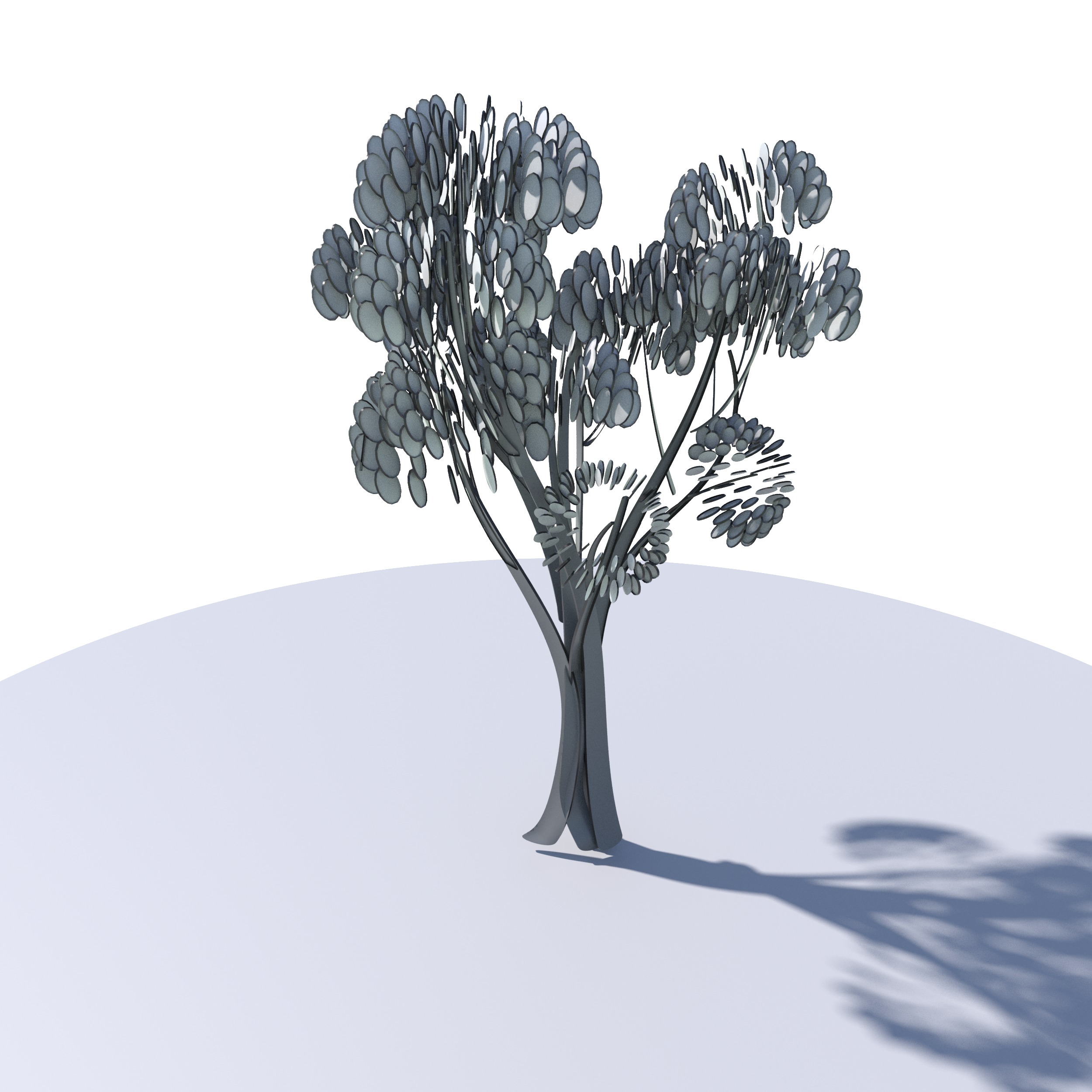 Cartoon tree S2Cv2 3D model_9