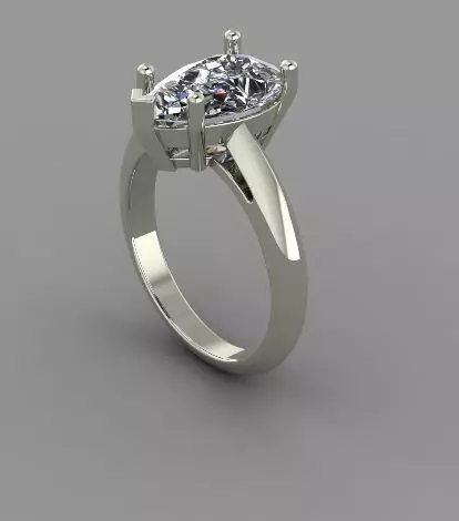 Ring pear Model 6290 3D print model_0