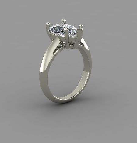 Ring pear Model 6290 3D print model_1