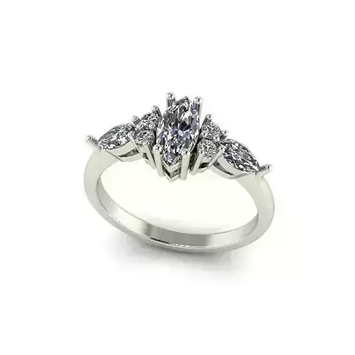 Marquise engagement ring Model 6288