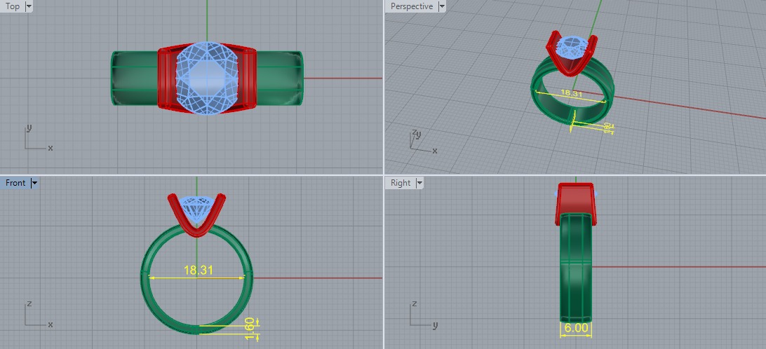 Ring V Model 6284 3D print model_5