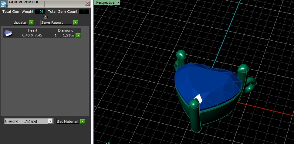 Pendant heart Model 6283 3D print model_7