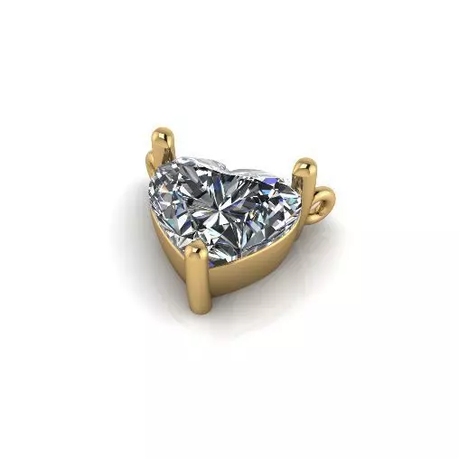 Pendant heart Model 6283 3D print model_0