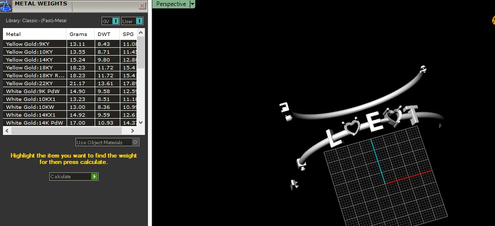 Bracelet with letters size 17 Model 6273 3D print model_6