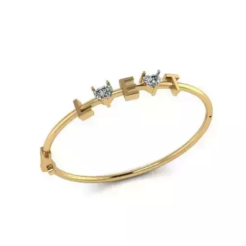 Bracelet with letters size 17 Model 6273