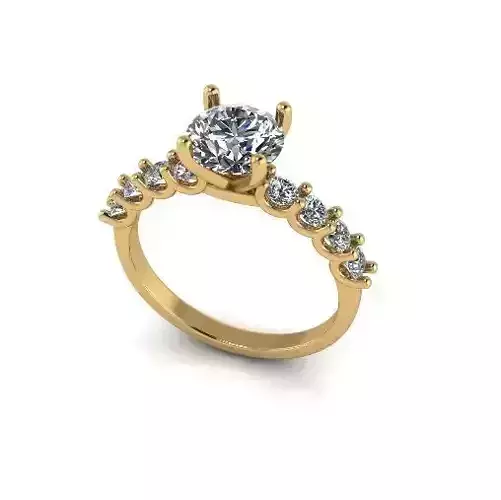 Solitaire ring Model 6272