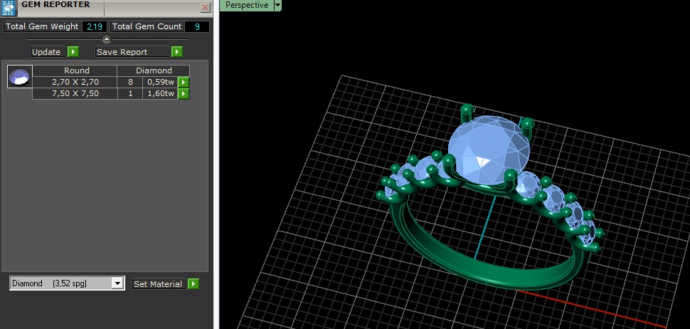 Solitaire ring Model 6272 3D print model_7