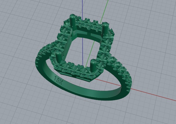 Ring radiant Model 6269 3D print model_2