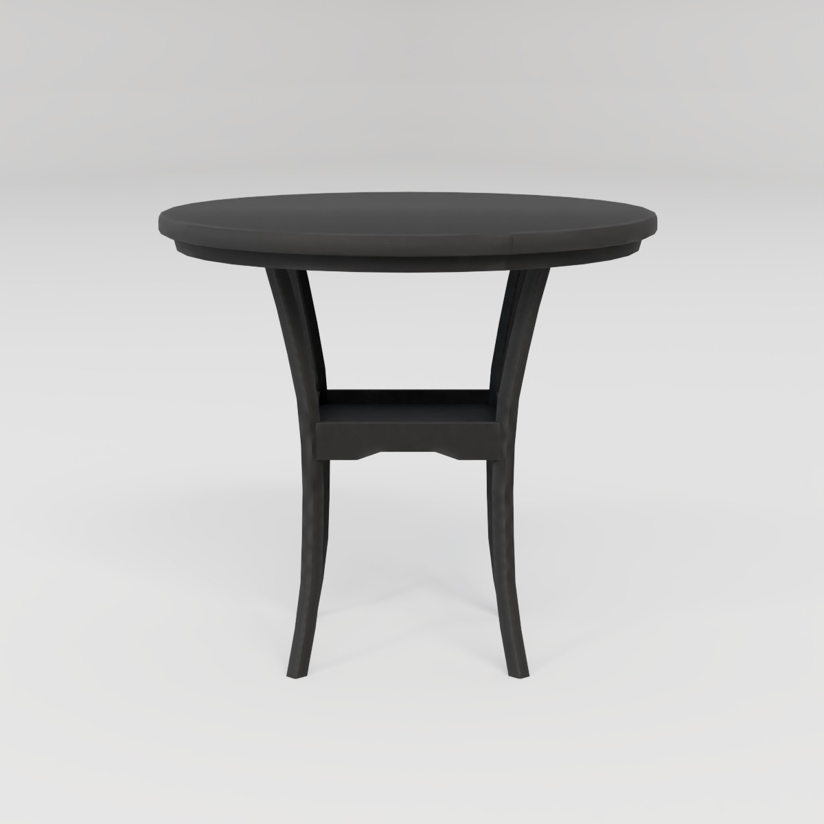 GZMR Dining Table - Espresso and Beige Dining Set 3D model_4