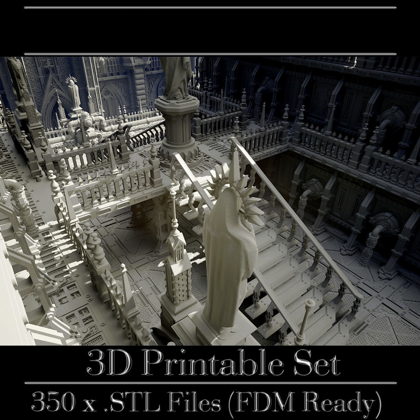 GrimDark Terrain Essential Pack 3D print model_19