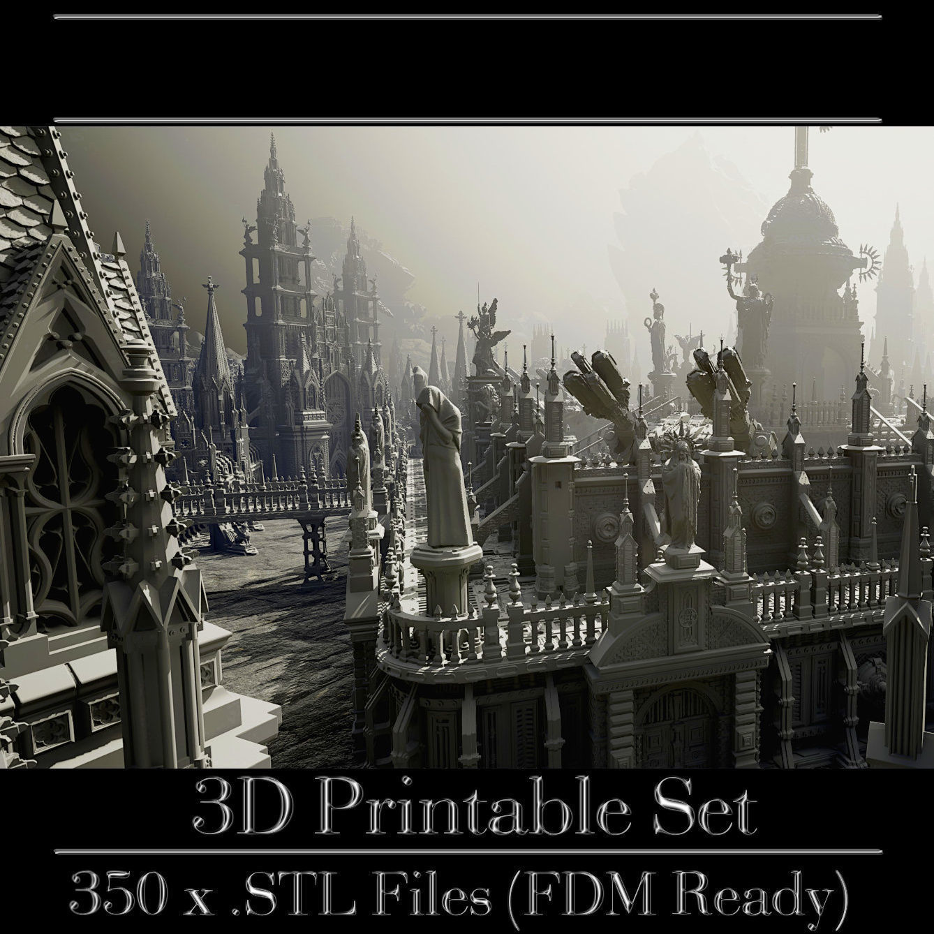 GrimDark Terrain Essential Pack 3D print model_16