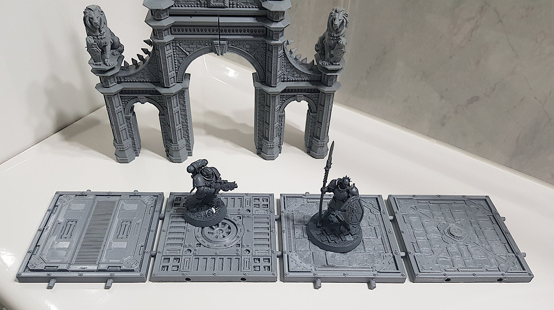 GrimDark Terrain Essential Pack 3D print model_42