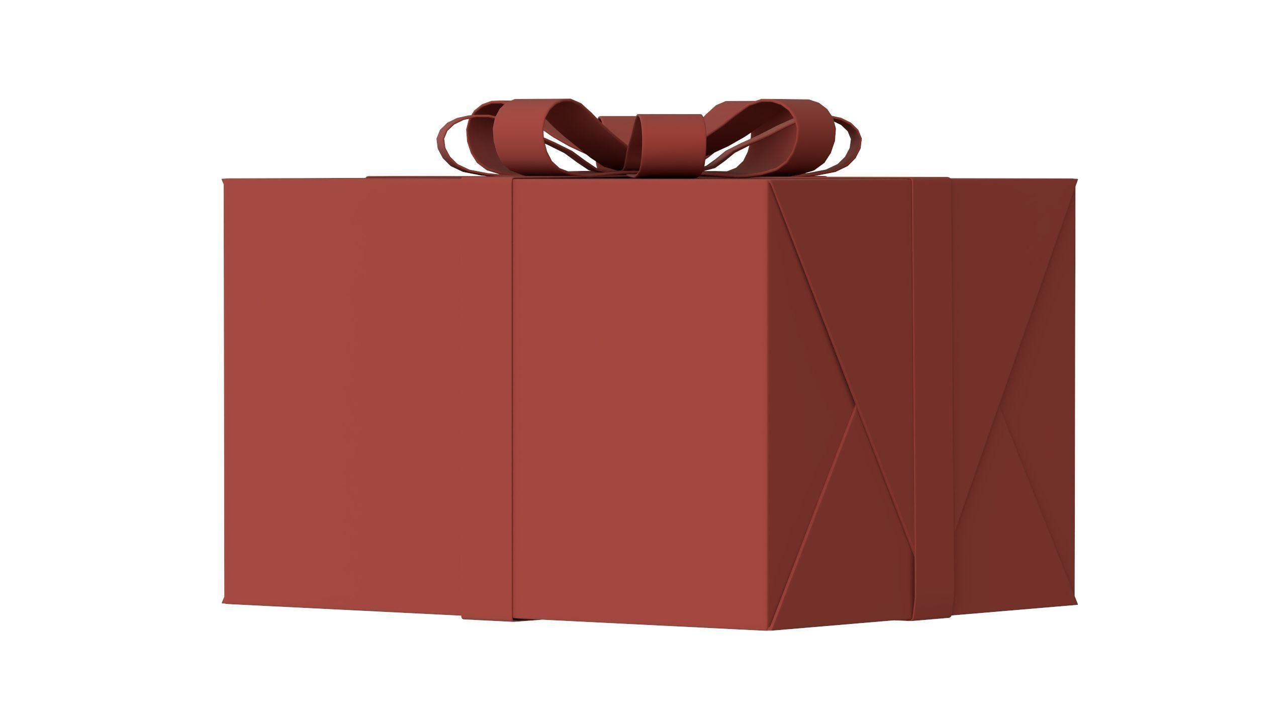 Christmas Box 12 Low-poly 3D model_14