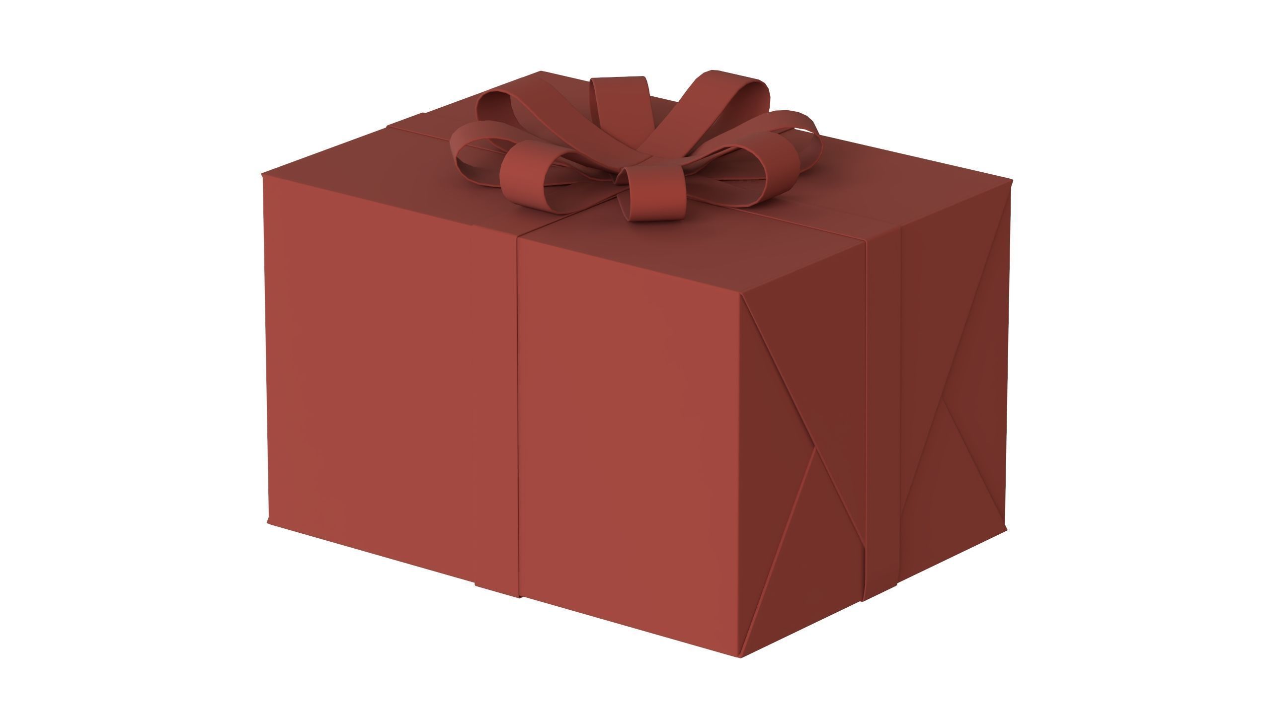 Christmas Box 12 Low-poly 3D model_12