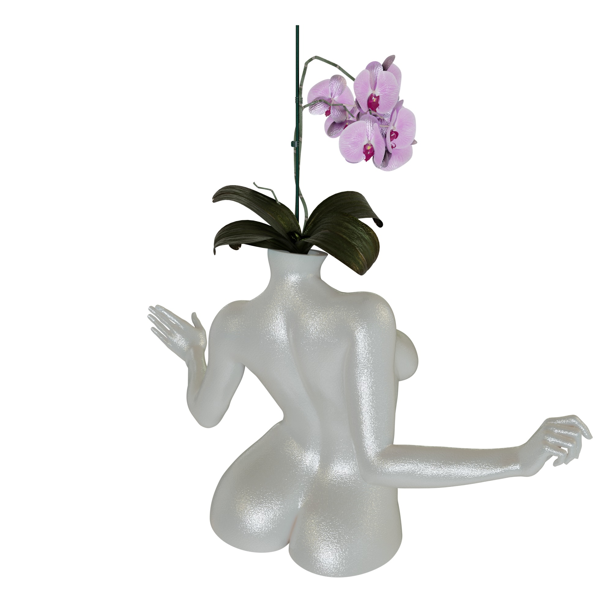 FLOWERPOT VESSEL ELEGANT TOUCH 05 3D print model_2