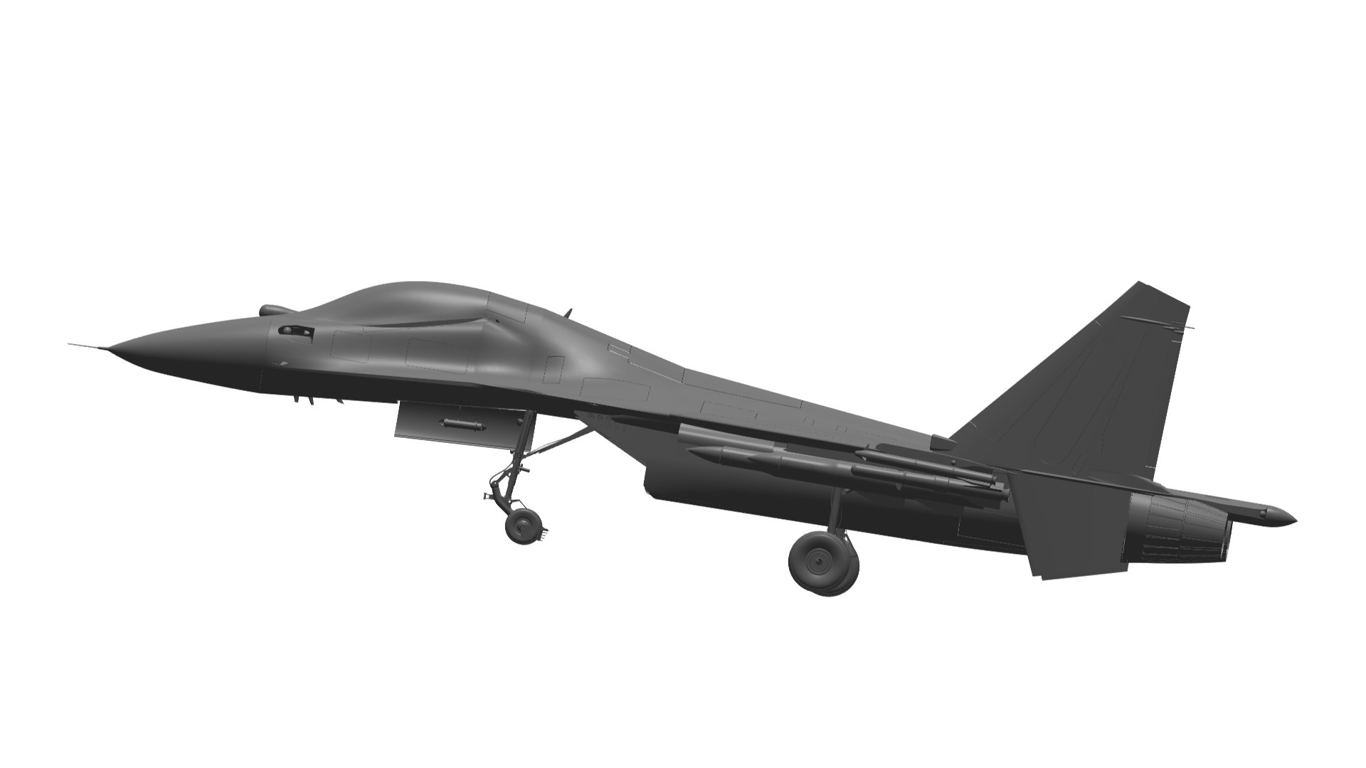 sukhoi 30mki 3D model_2