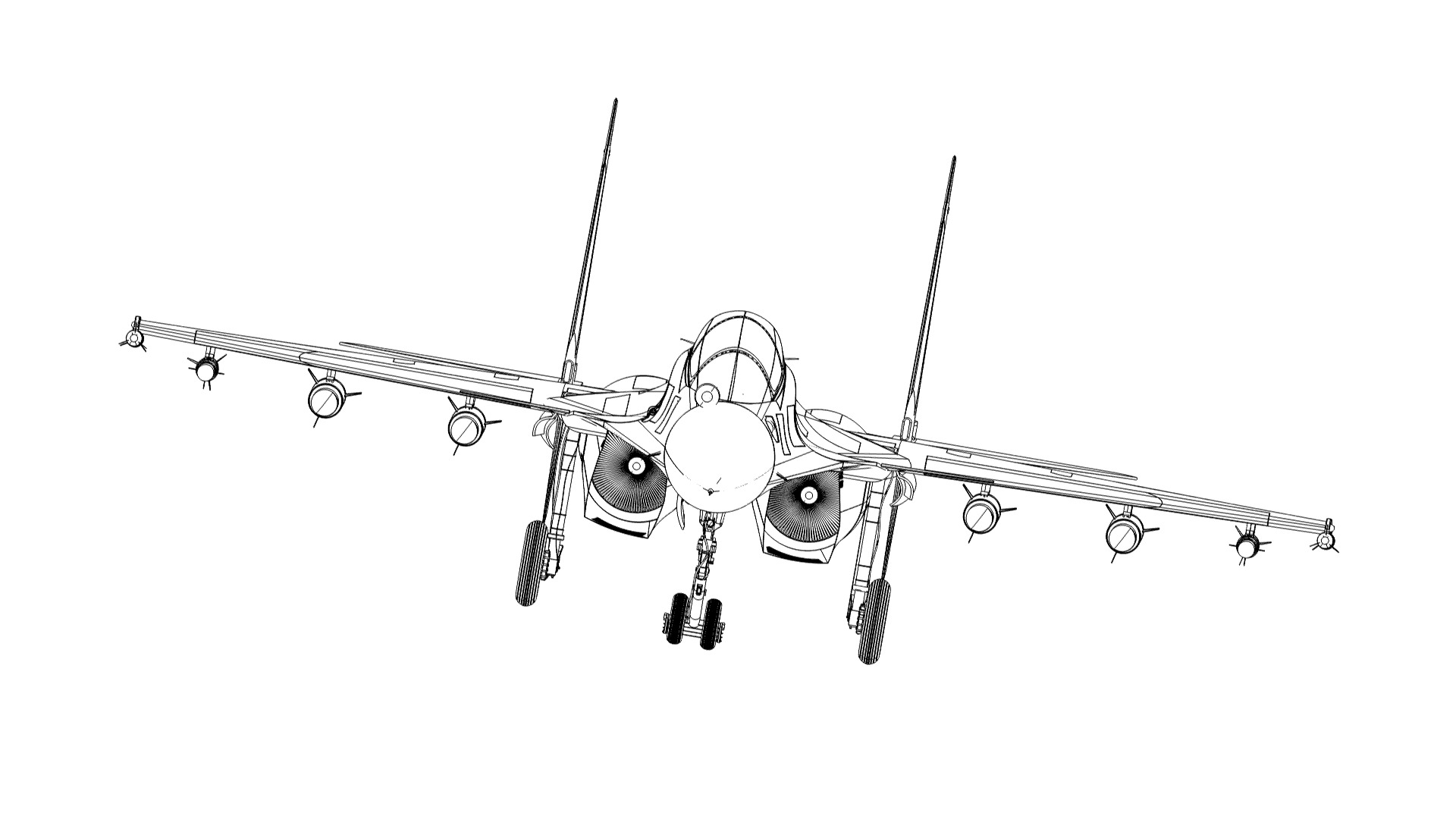 sukhoi 30mki 3D model_4