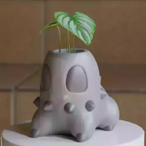 Chikorita Pot 3D model