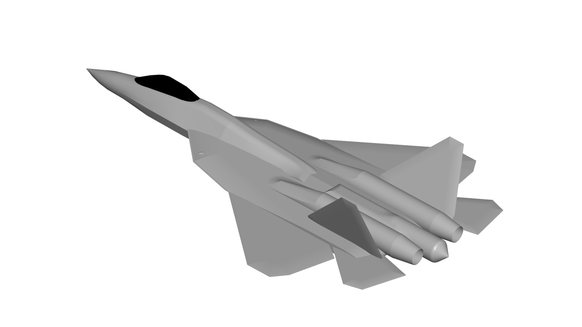 Sukhoi Su-57 3D model_2