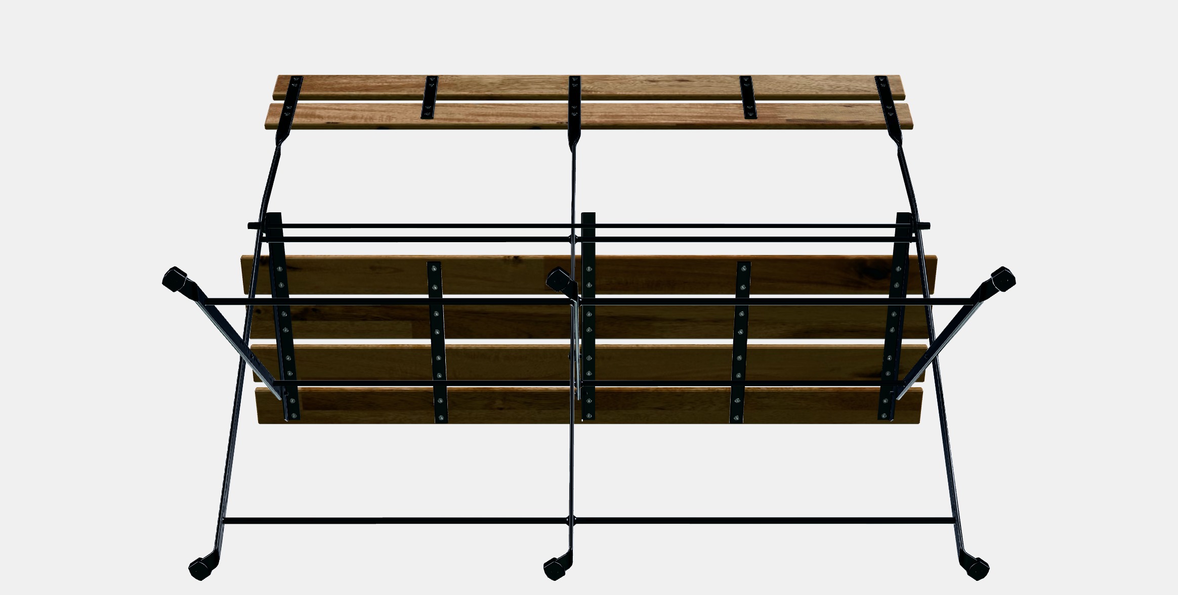 TARNO Bench outdoor Low-poly 3D model_8