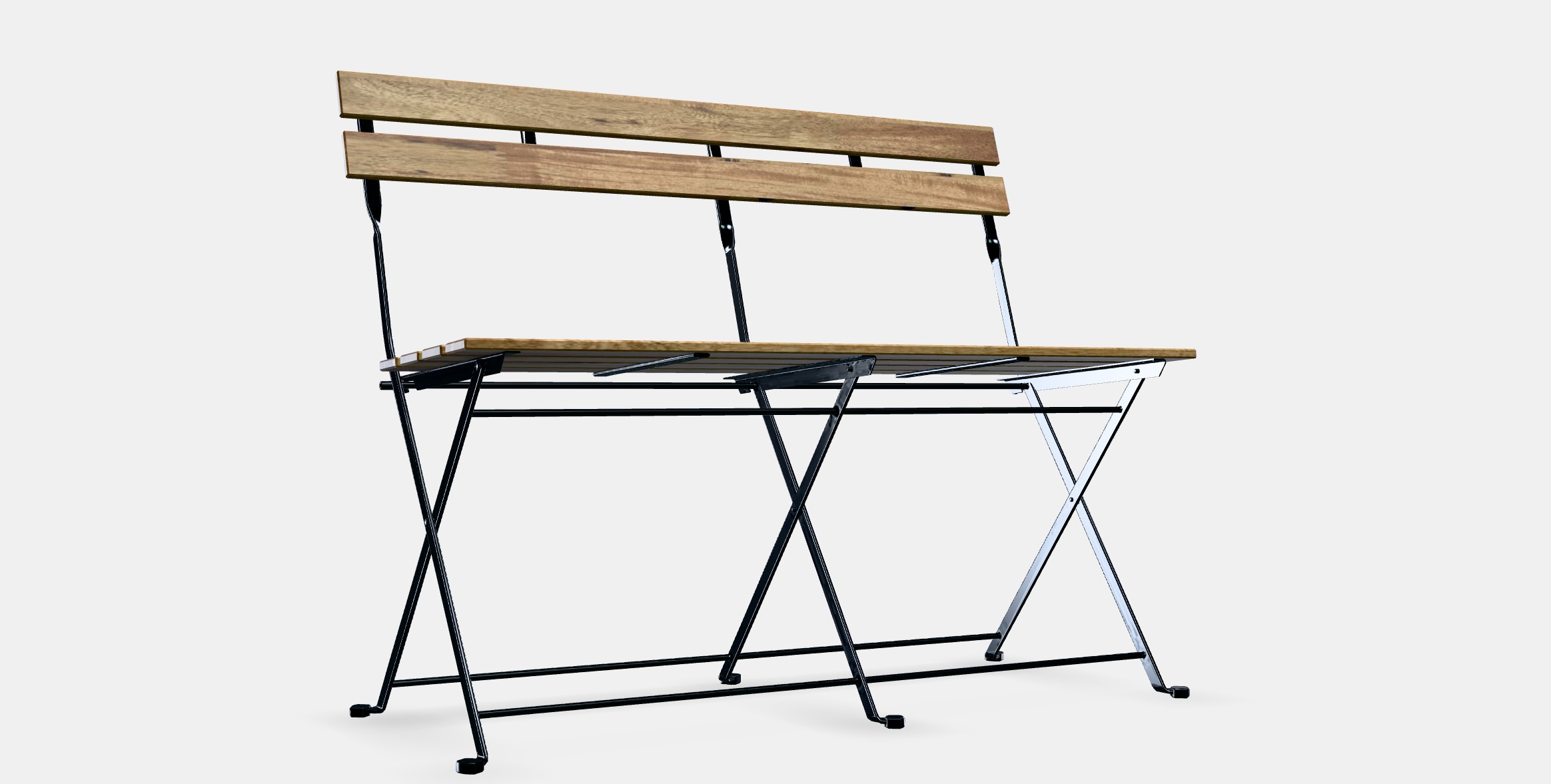 TARNO Bench outdoor Low-poly 3D model_9