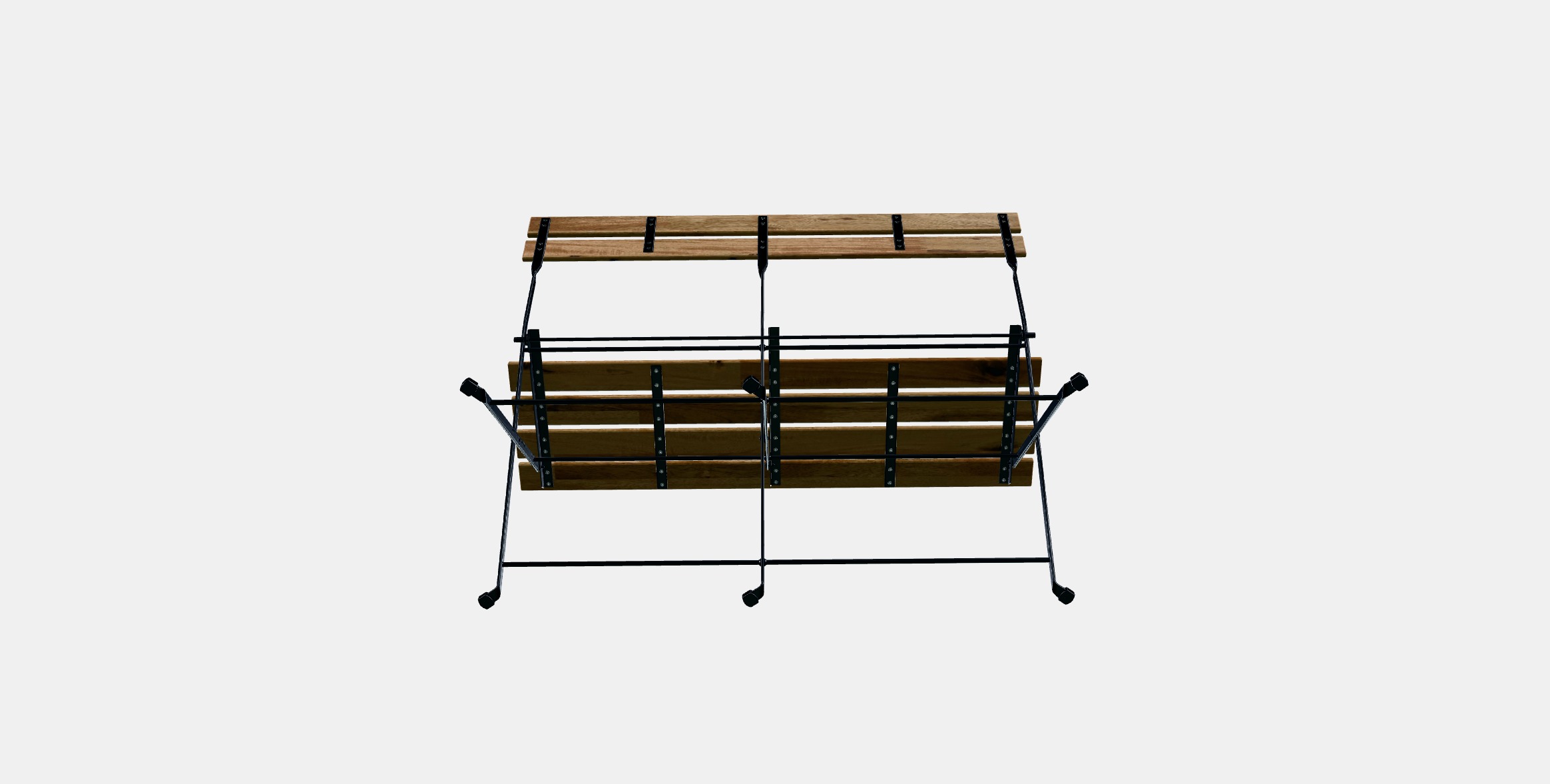 TARNO Bench outdoor Low-poly 3D model_7