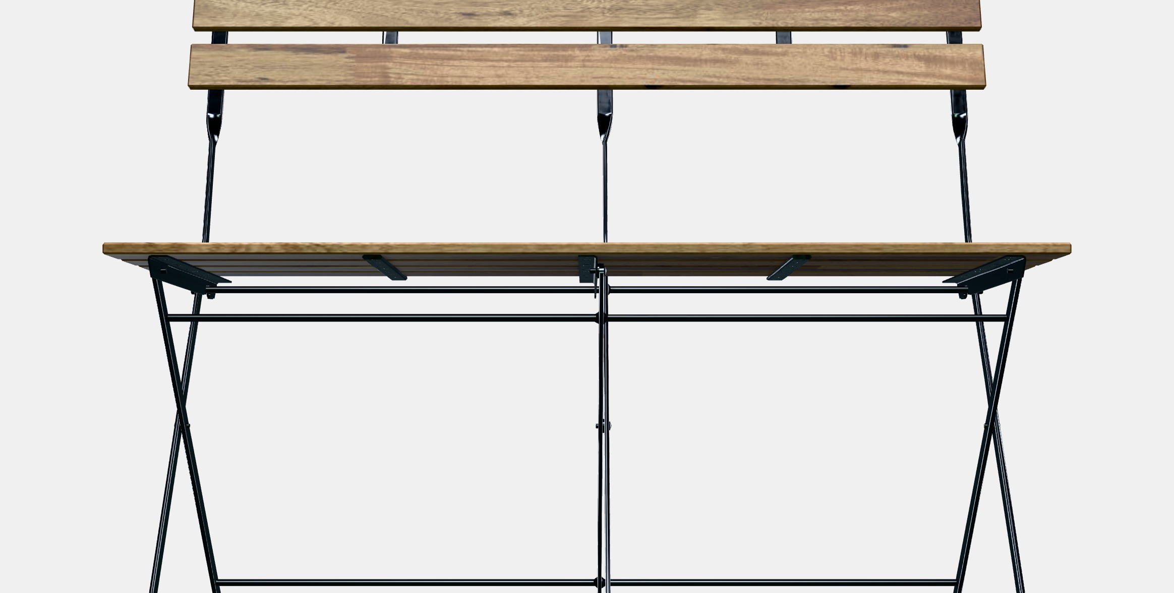 TARNO Bench outdoor Low-poly 3D model_11