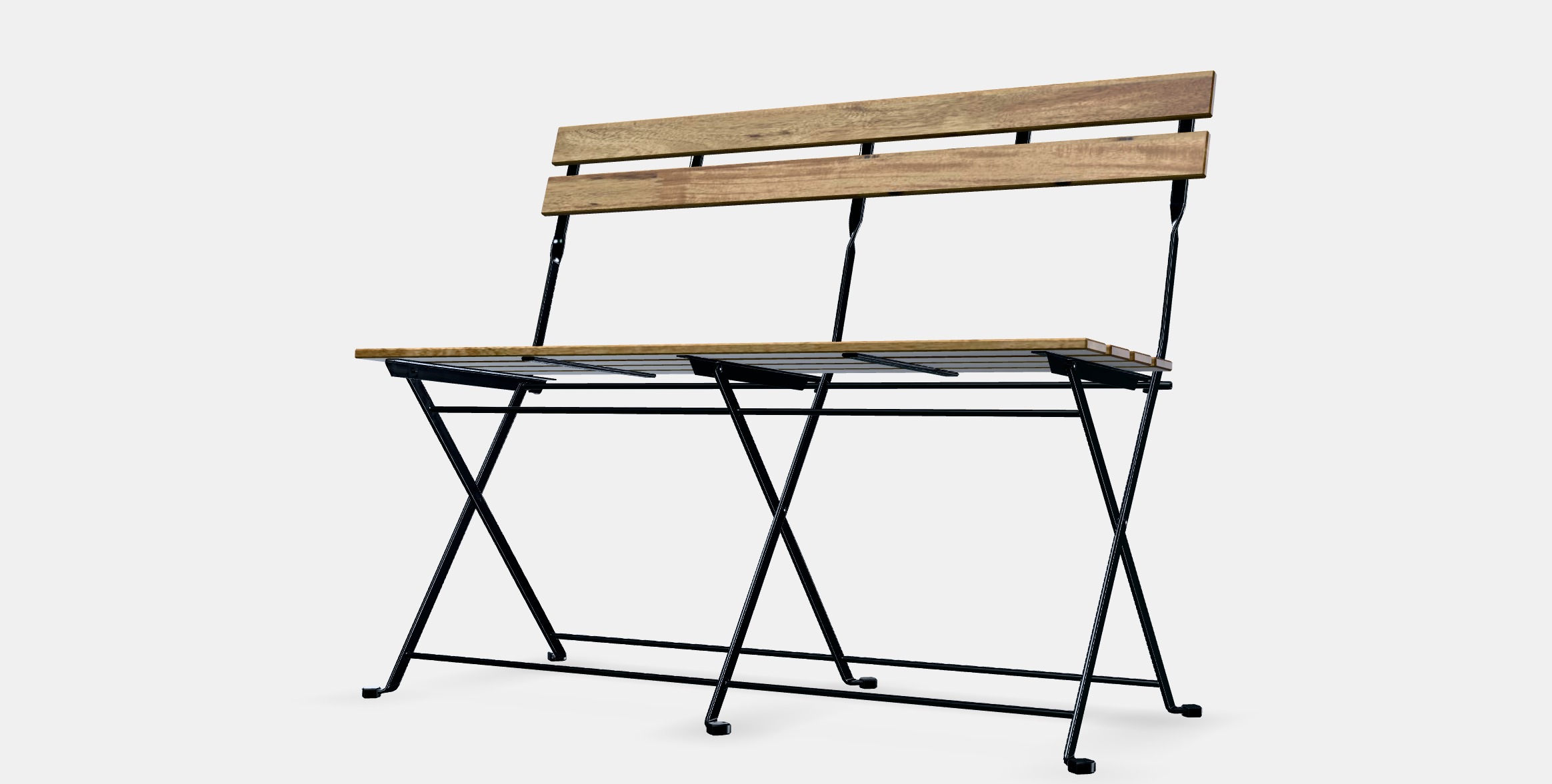 TARNO Bench outdoor Low-poly 3D model_13