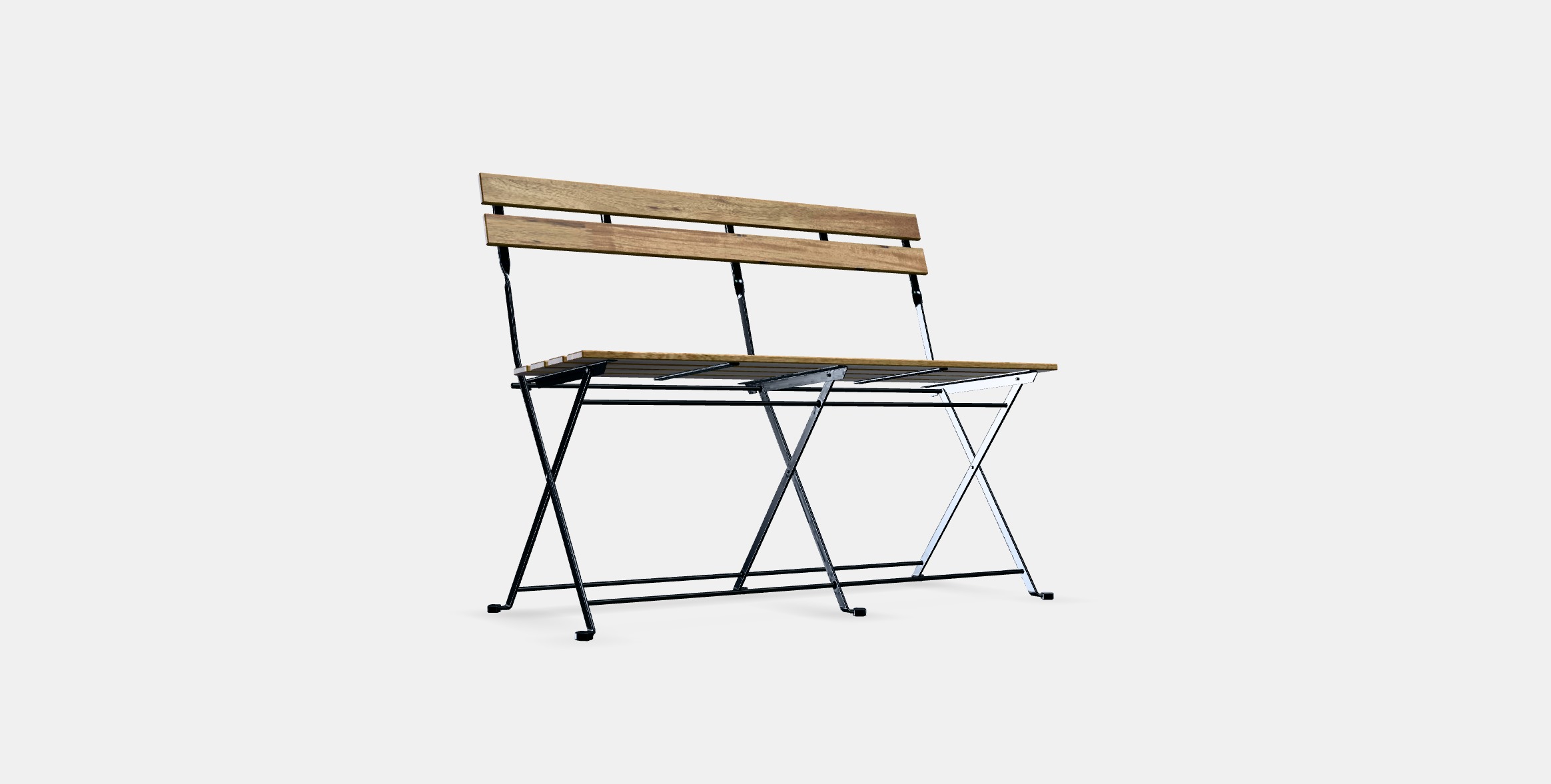 TARNO Bench outdoor Low-poly 3D model_3