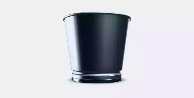 BINTJE plant pots Low-poly 3D model