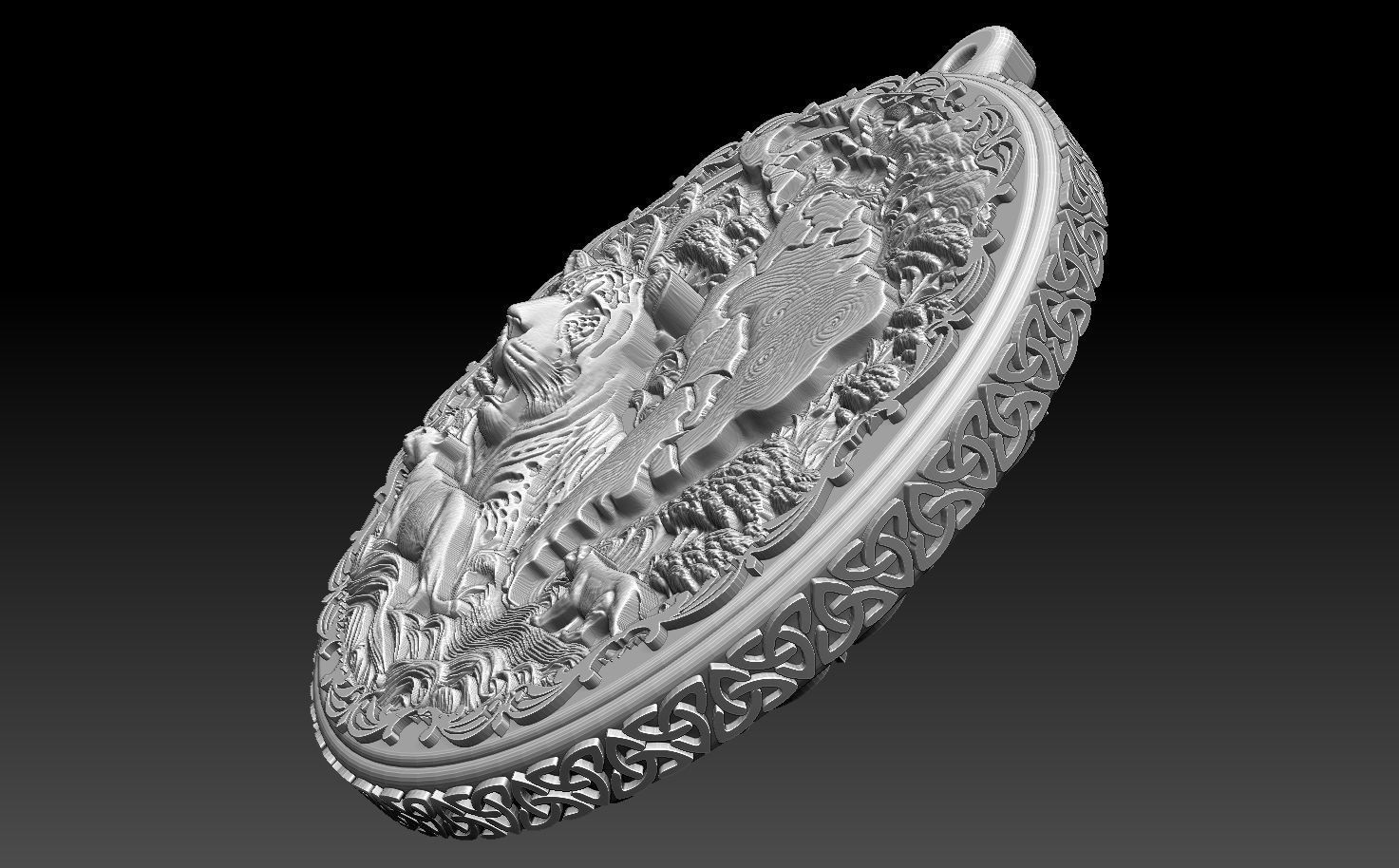 HM Wild South America Keychain 005 3D print model_4