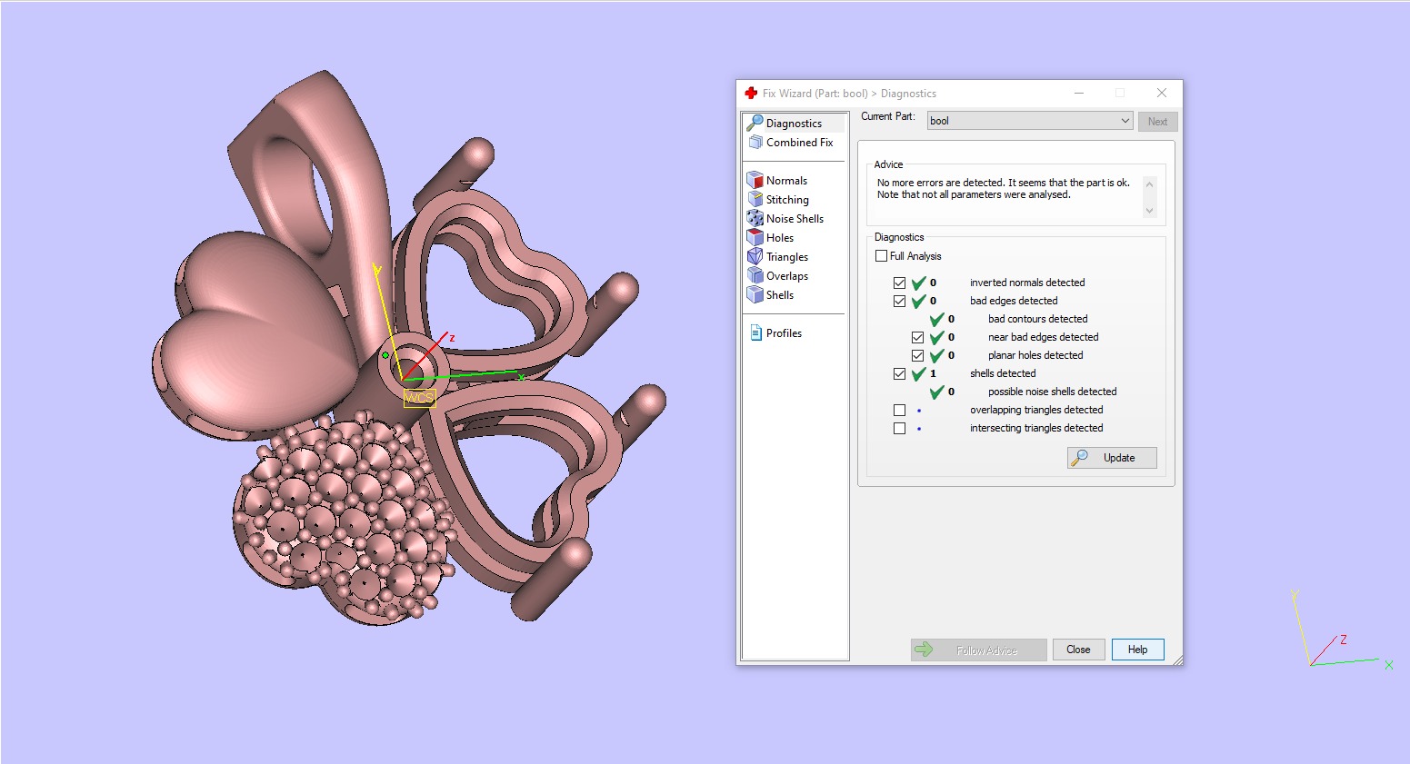 CLOVER PENDANT WITH STONES Printable Model 3D print model_11