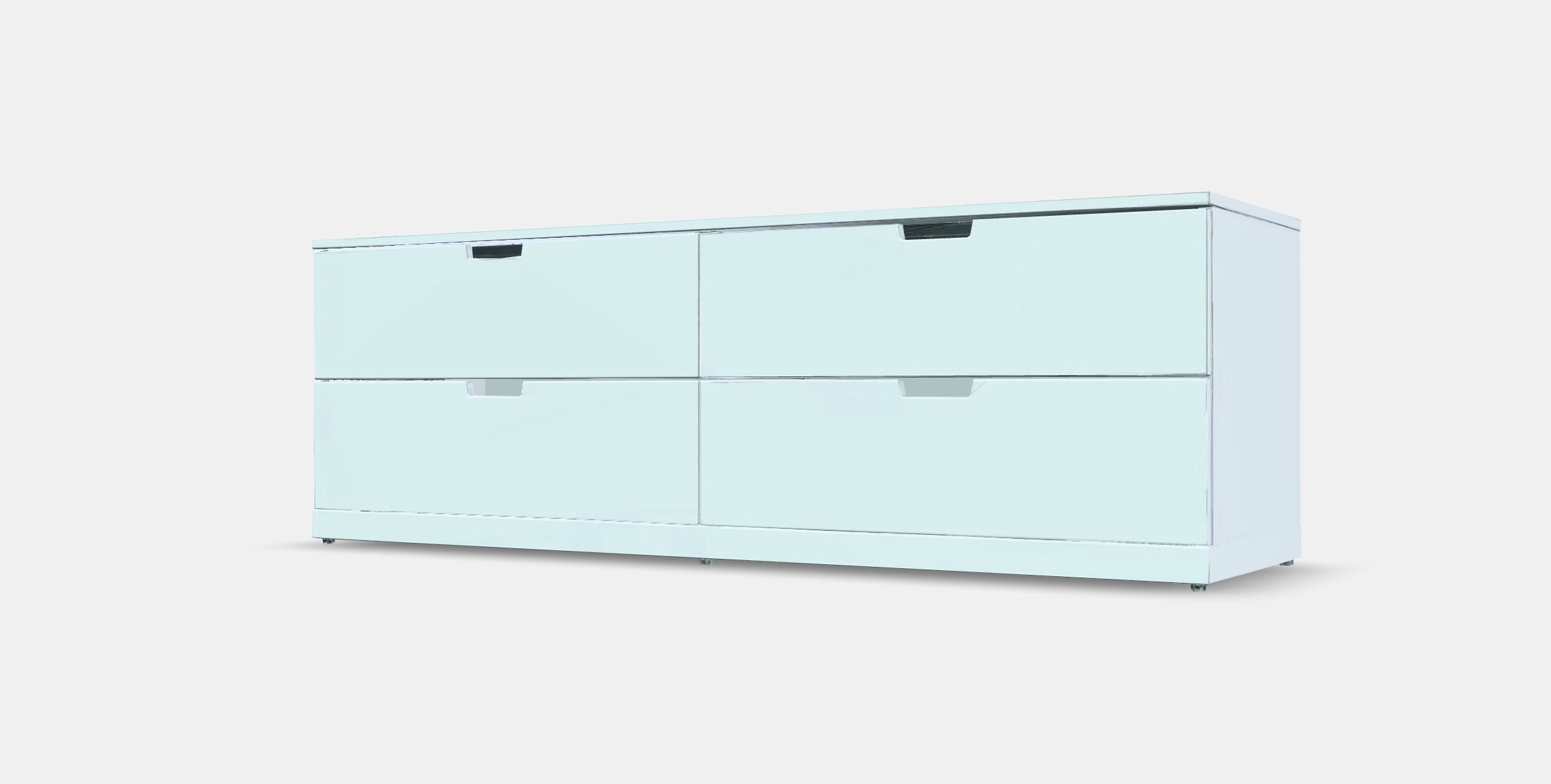 NORDLI 4-drawer chest of drawers Low-poly 3D model_13