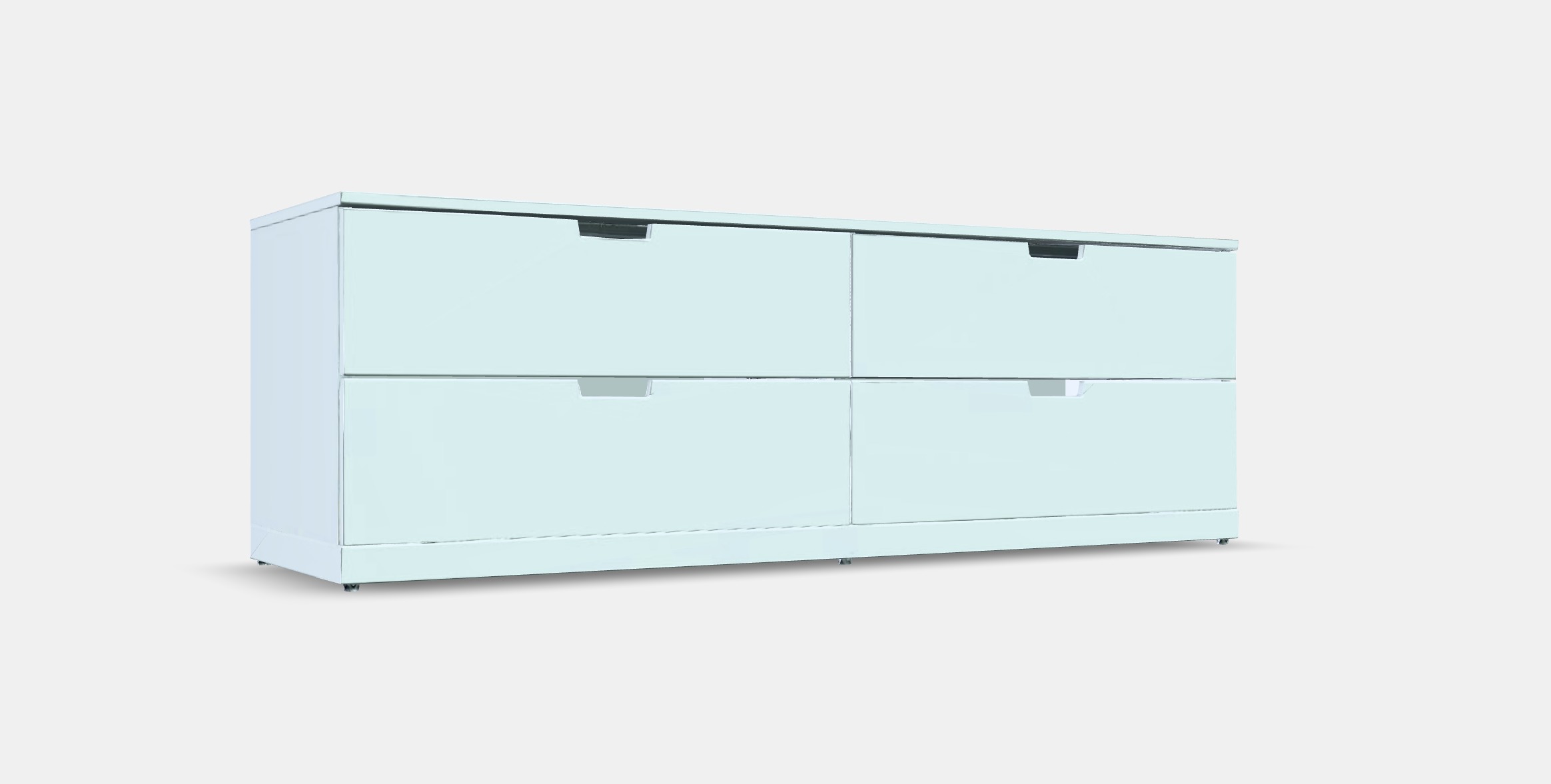 NORDLI 4-drawer chest of drawers Low-poly 3D model_9