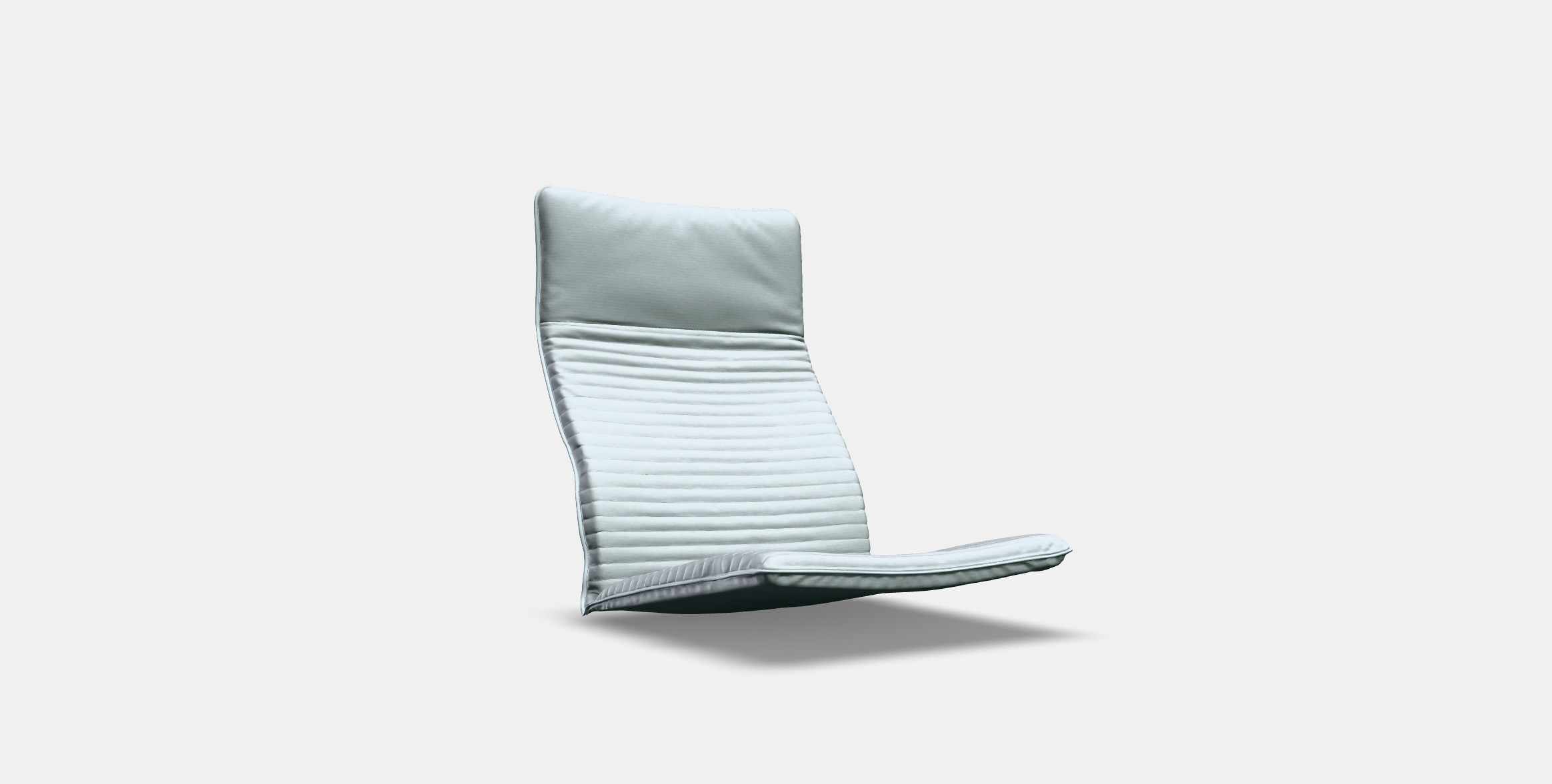 POANG armchair cushion 2 Low-poly 3D model_4